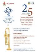 [25° anniversario di fondazione Associazione “In Famiglia”]
