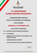 [78° Anniversario Eccidio Martiri di Blessaglia]