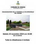 [Inaugurazione della passerella ciclopedonale sul Piavon]