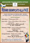 [RIDIAMO SIGNIFICATO ALLA PACE]
