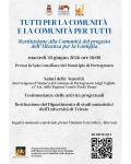 [Tutti per la comunità e la comunità per tutti ]