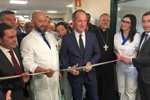 [Inaugurata l'Oncologia di Portogruaro. Zaia: “Quest'estate riapriremo Ostetricia”]