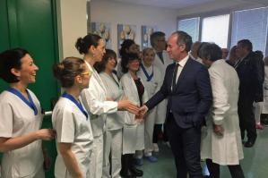 [Inaugurata l'Oncologia di Portogruaro. Zaia: “Quest'estate riapriremo Ostetricia”]