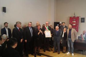 [Conferimento della cittadinanza onoraria al cardinale Celso Costantini]