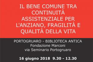 [Il bene comune tra comunità assistenziale per l’anziano, fragilità e qualità della vita]