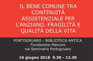 [Il bene comune tra comunità assistenziale per l’anziano, fragilità e qualità della vita]