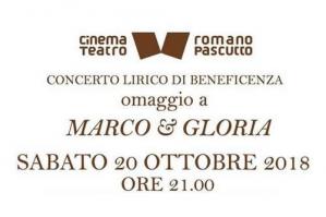 [Concerto lirico di beneficenza omaggio a Marco e Gloria]