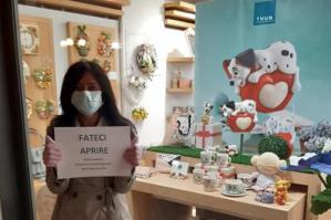 [Commercianti di Portogruaro in protesta: “Fateci riaprire”]