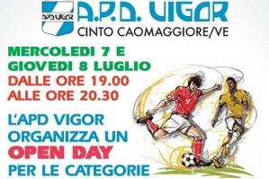 [APD Vigor: Open Day dedicato a Esordienti, Giovanissimi e Allievi]