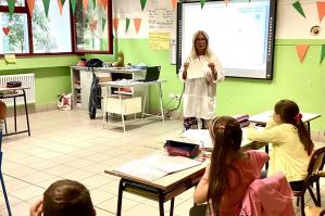 [Un ex-tempore di pittura per il rientro in classe alla primaria “IV Novembre” di Portogruaro]