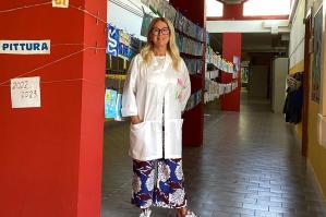 [Un ex-tempore di pittura per il rientro in classe alla primaria “IV Novembre” di Portogruaro]