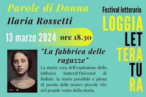 [Torna a Concordia il Festival Letterario "Loggia Letteratura"]