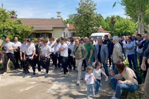 [Grande partecipazione alla riapertura del centro sportivo comunale di Villanova]
