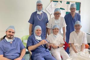 [Una delegazione di medici di Pechino all’ospedale di Portogruaro]