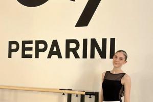 [La portogruarese Sophie Rossano approda all'Academy Peparini di Roma]