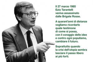 [A Portogruaro una cerimonia per ricordare Ezio Tarantelli]