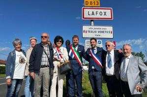 [Un nuovo passo nel percorso di gemellaggio tra Teglio Veneto e Lafox]