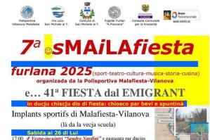 [7^ Smailafiesta Furlana e 41^ Fiesta dal Migrant: a Villanova-Malafesta si celebra il legame con il Friuli storico]