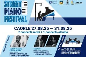 [Tutto pronto per l\'edizione 2025 del âCaorle Street Piano Festival]