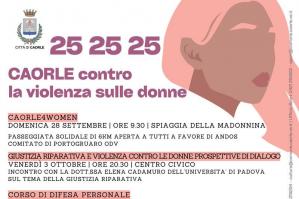 [Caorle lancia il progetto â25.25.25â: arte, comunitÃ  e impegno civile contro la violenza sulle donne]
