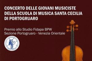 [Concerto delle giovani musiciste della scuola di musica Santa Cecilia di Portogruaro]