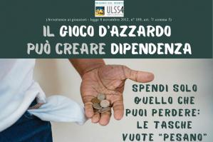 [Nuove locandine sul gioco d’azzardo da esporre nelle sale da gioco]