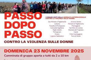 [Passo dopo passo contro la violenza: 8Âª edizione della camminata intercomunale]
