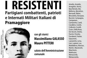 [Presentazione del volume con i nominativi di 107 partigiani e Internati Militari Italiani pramaggioresi]