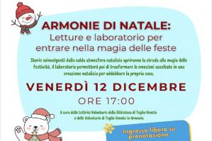 [Laboratori e letture in attesa del Natale: la Biblioteca di Teglio Veneto si anima con l'iniziativa “Un libro per amico”]