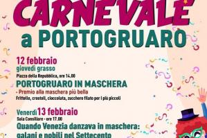 [Carnevale 2026 a Portogruaro: quattro eventi tra storia, musica e tradizione]