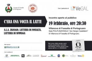 [\"C\'era una volta il latte\": l\'evento dedicato alle tre latterie storiche di Villanova, Fossalta e Summaga]