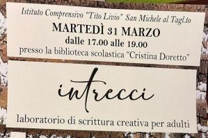 [Al &acirc;��Tito Livio&acirc;�� di San Michele al Tagliamento &acirc;��Intrecci &acirc;�� Aperitivo di parole&acirc;��: quando la scuola diventa comunit&Atilde;&nbsp;]