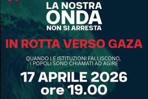 [&acirc;��Cittadini per la Palestina&acirc;�� di Portogruaro sostiene la missione della Global Sumud Flotilla che salpa verso Gaza ]