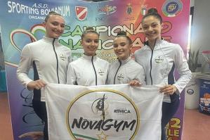 [La ginnastica ritmica di Caorle brilla ai Nazionali: Novagym protagonista]