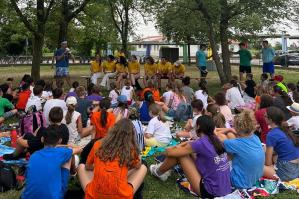 [Giovani da quattro Paesi europei protagonisti del Campo di Volontariato alla Green Station di San Stino di Livenza ]