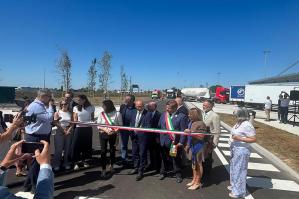 [Inaugurate le due aree di sosta per i mezzi pesanti a Fratta Nord e Sud. Intervento strategico nel tratto tra Portogruaro e Latisana dell'A4]