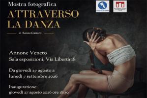 [“Attraverso la danza”: ad Annone Veneto la mostra fotografica di Renzo Carraro]
