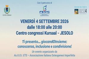 [Malattie rare, sport e inclusione: l’ULSS 4 patrocina l’evento As.It.O.I. a Jesolo sull’osteogenosi imperfetta]